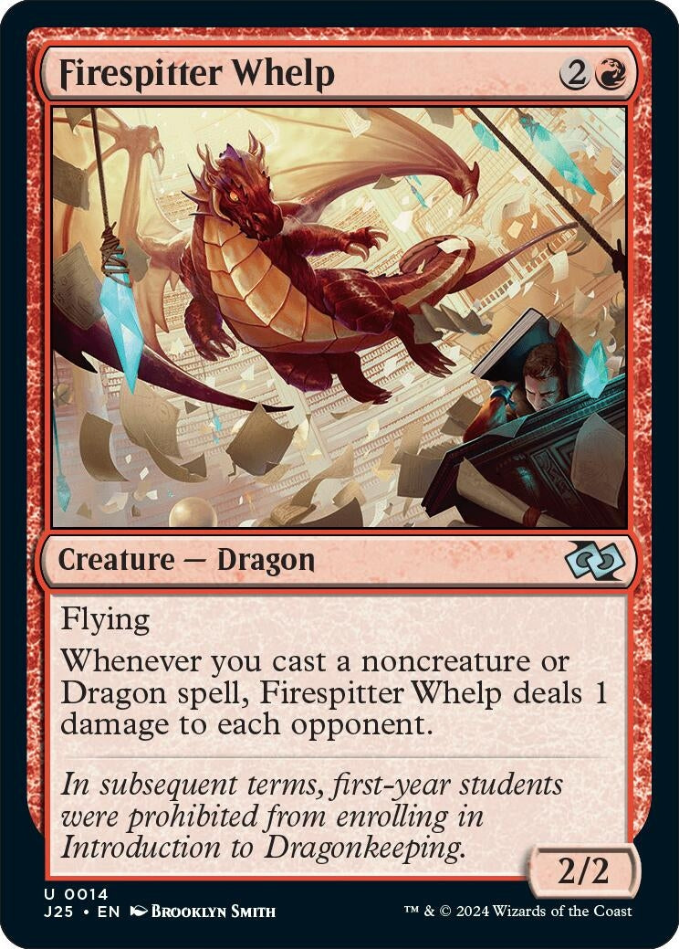 Image for Firespitter Whelp (Foundations Jumpstart) (14) - Magic: The Gathering
