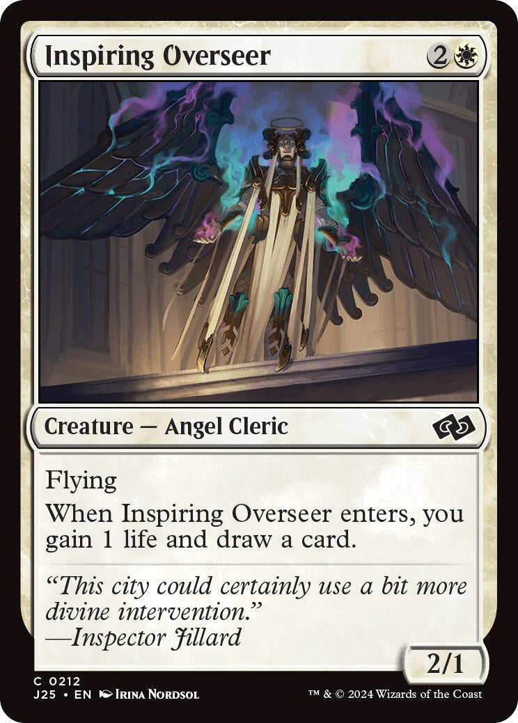 Image for Inspiring Overseer (Foundations Jumpstart) (212) - Magic: The Gathering