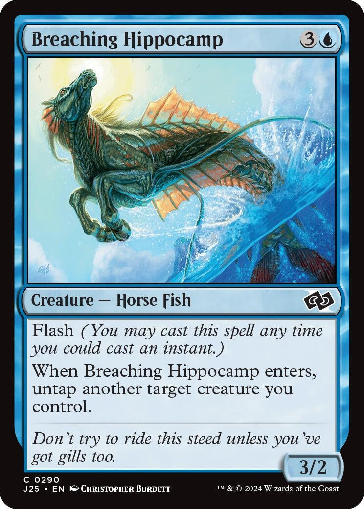 Image for Breaching Hippocamp (Foundations Jumpstart) (290) - Magic: The Gathering