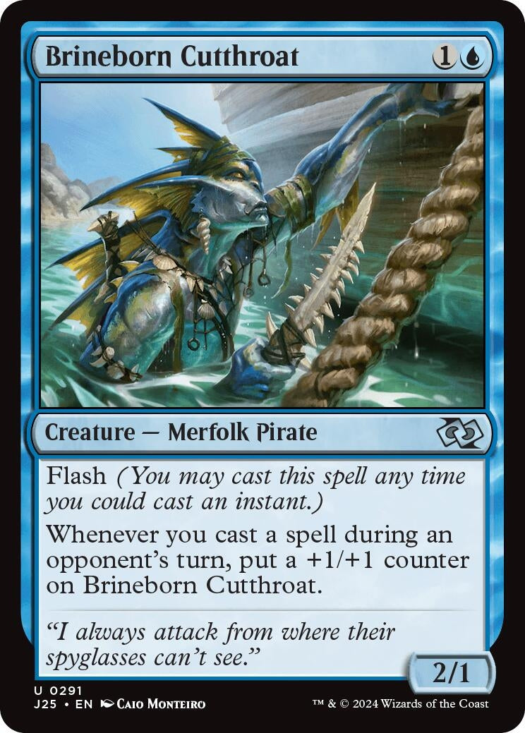 Image for Brineborn Cutthroat (Foundations Jumpstart) (291) - Magic: The Gathering