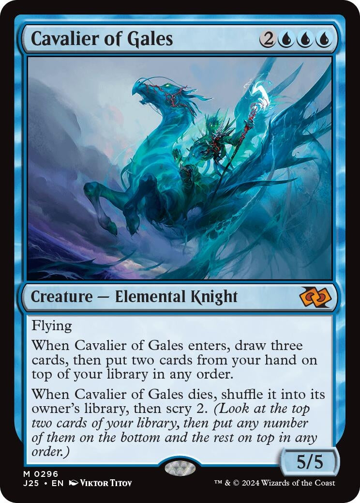 Image for Cavalier of Gales (Foundations Jumpstart) (296) - Magic: The Gathering