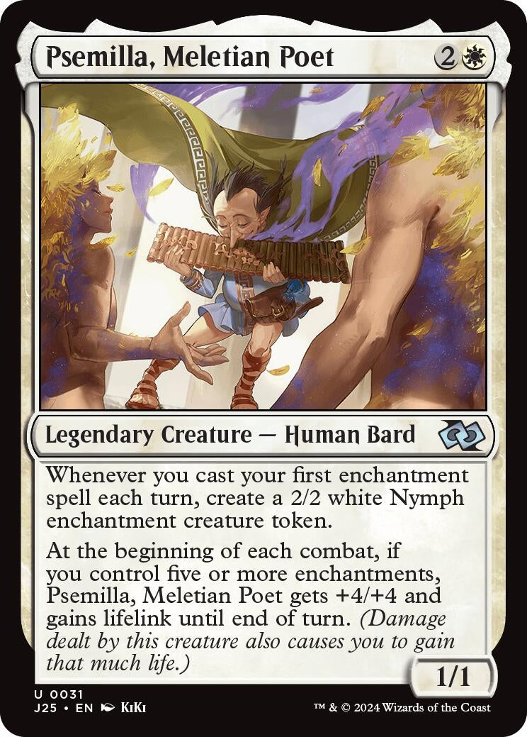 Image for Psemilla, Meletian Poet (Anime) (Foundations Jumpstart) (31) - Magic: The Gathering