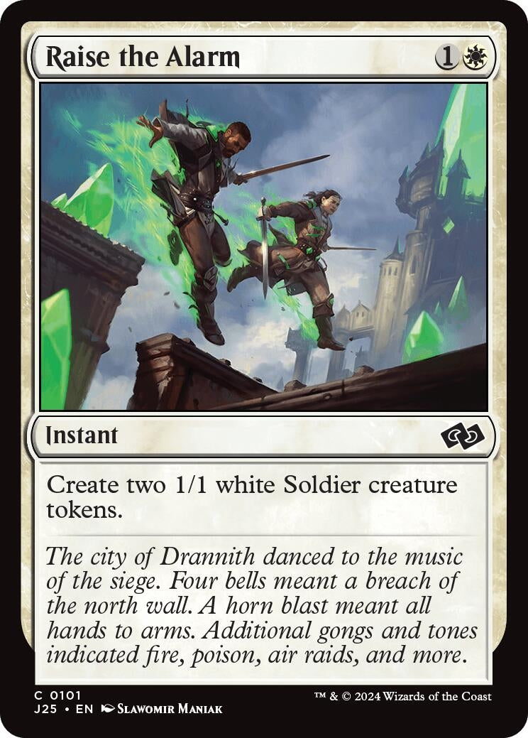 Image for Raise the Alarm (Foundations Jumpstart) (101) - Magic: The Gathering