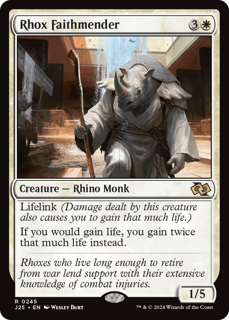 Image for Rhox Faithmender (Foundations Jumpstart) (245) - Magic: The Gathering