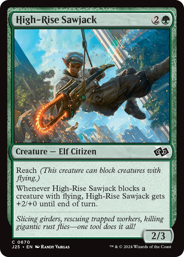 Image for High-Rise Sawjack (Foundations Jumpstart) (670) - Magic: The Gathering
