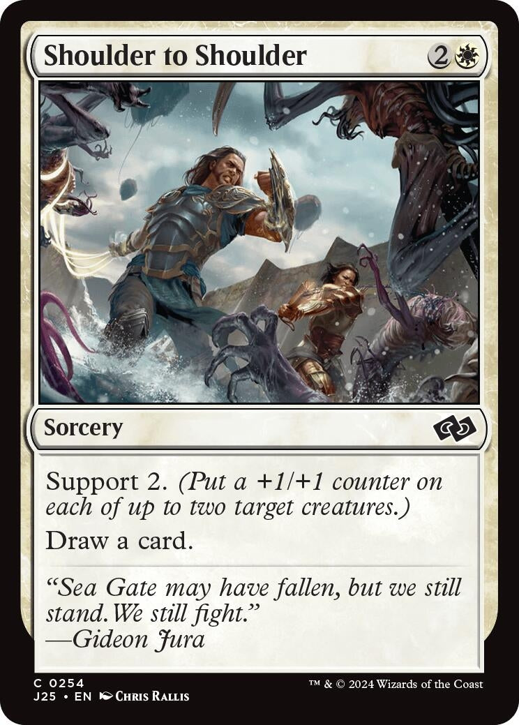 Image for Shoulder to Shoulder (Foundations Jumpstart) (254) - Magic: The Gathering