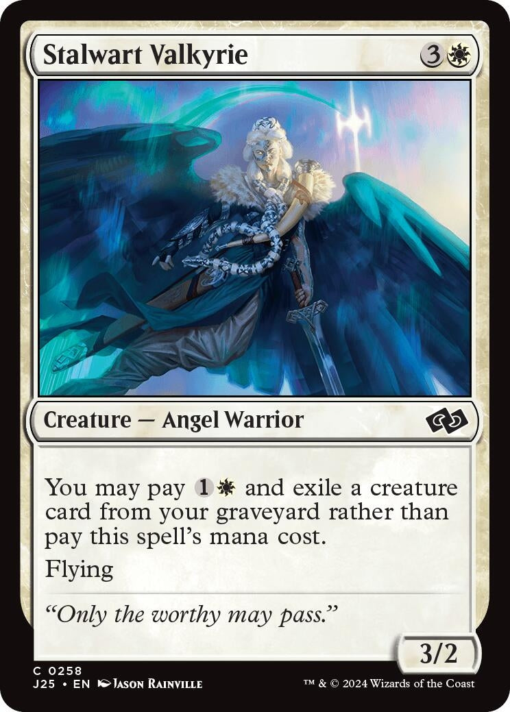 Image for Stalwart Valkyrie (Foundations Jumpstart) (258) - Magic: The Gathering