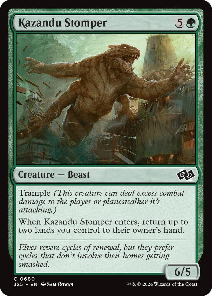 Image for Kazandu Stomper (Foundations Jumpstart) (680) - Magic: The Gathering