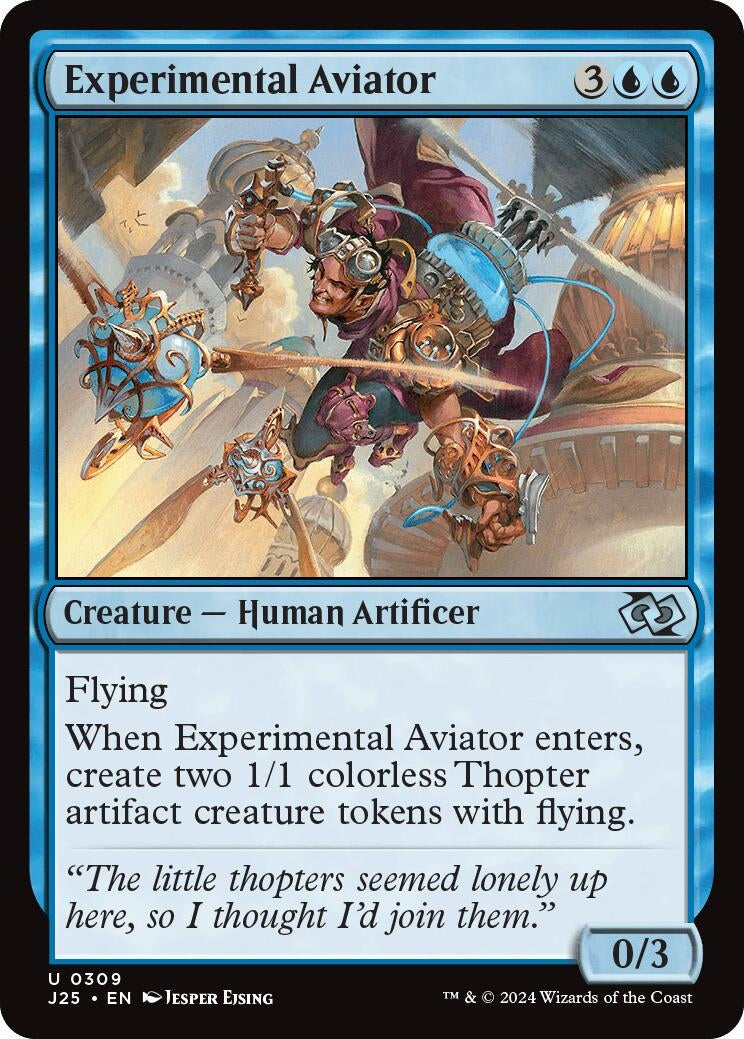 Image for Experimental Aviator (Foundations Jumpstart) (309) - Magic: The Gathering