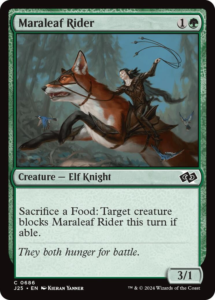 Image for Maraleaf Rider (Foundations Jumpstart) (686) - Magic: The Gathering