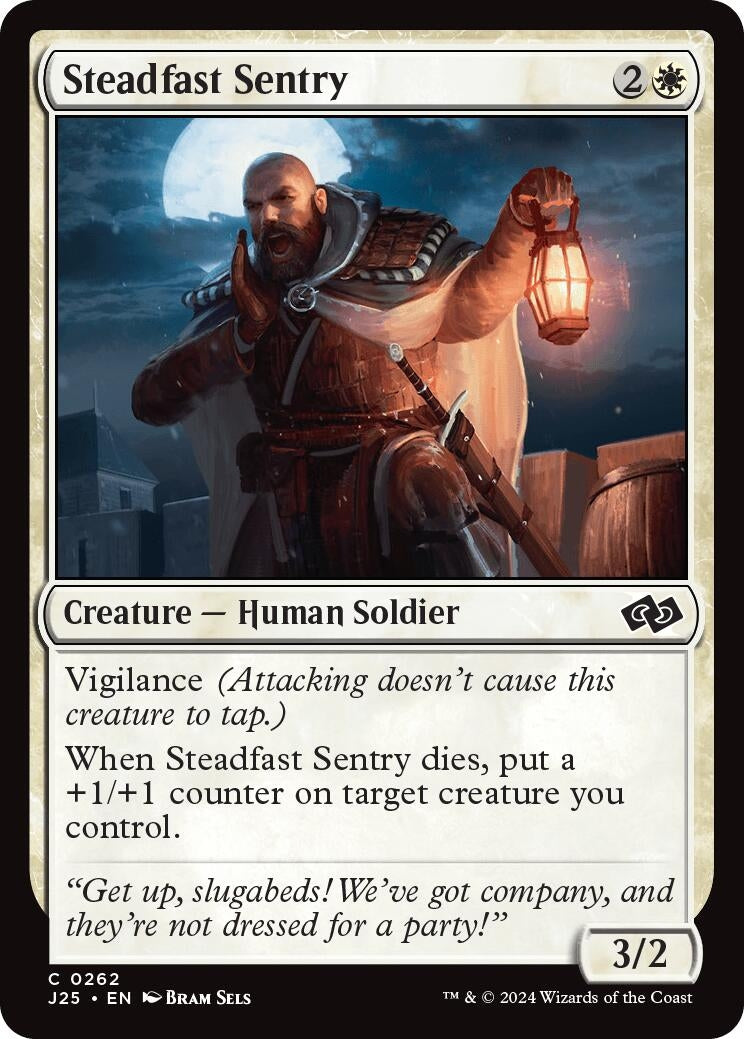 Image for Steadfast Sentry (Foundations Jumpstart) (262) - Magic: The Gathering