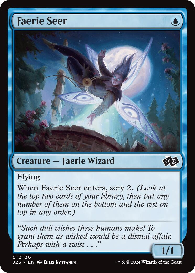 Image for Faerie Seer (Foundations Jumpstart) (106) - Magic: The Gathering
