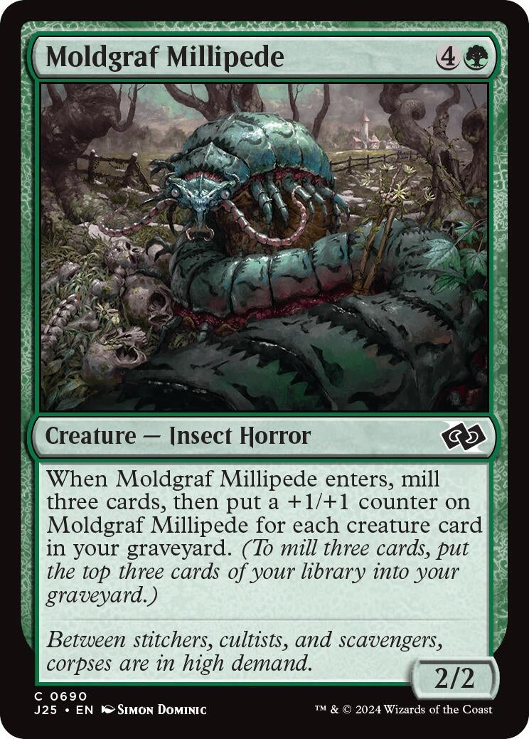 Image for Moldgraf Millipede (Foundations Jumpstart) (690) - Magic: The Gathering