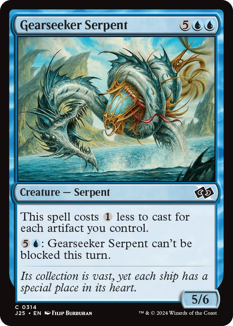 Image for Gearseeker Serpent (Foundations Jumpstart) (314) - Magic: The Gathering