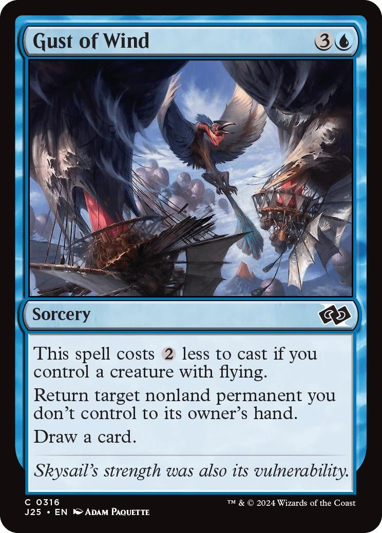 Image for Gust of Wind (Foundations Jumpstart) (316) - Magic: The Gathering
