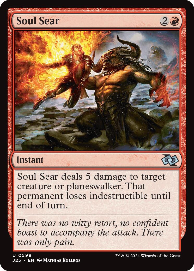 Image for Soul Sear (Foundations Jumpstart) (599) - Magic: The Gathering