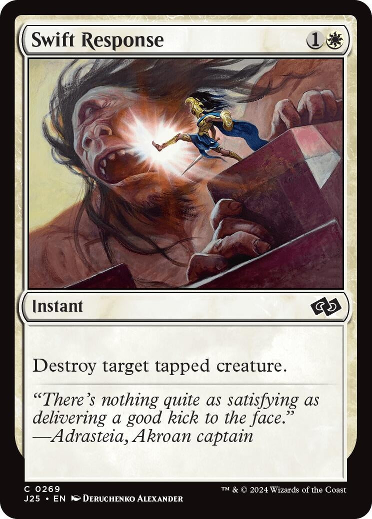 Image for Swift Response (Foundations Jumpstart) (269) - Magic: The Gathering