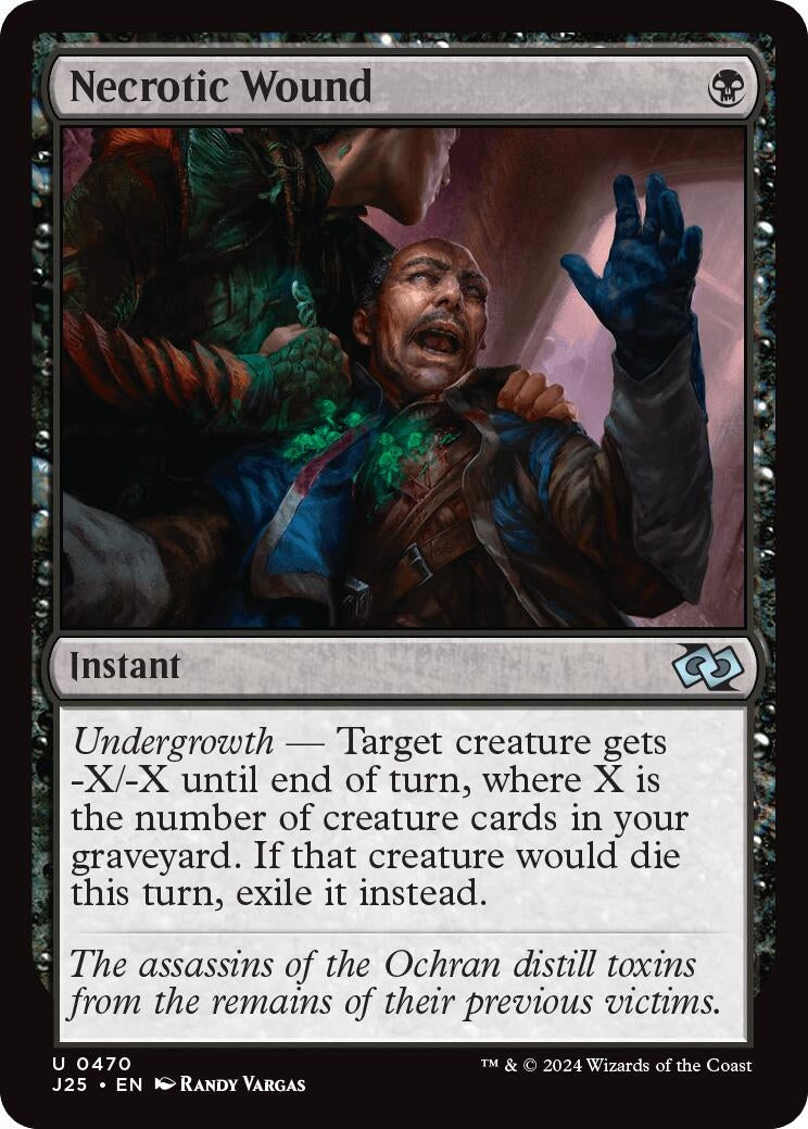 Image for Necrotic Wound (Foundations Jumpstart) (470) - Magic: The Gathering