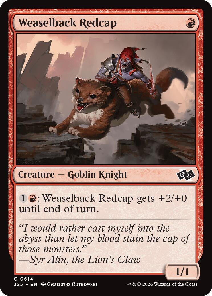 Image for Weaselback Redcap (Foundations Jumpstart) (614) - Magic: The Gathering