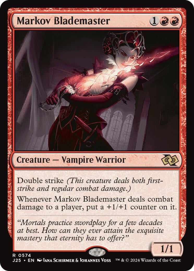 Image for Markov Blademaster (Foundations Jumpstart) (574) - Magic: The Gathering