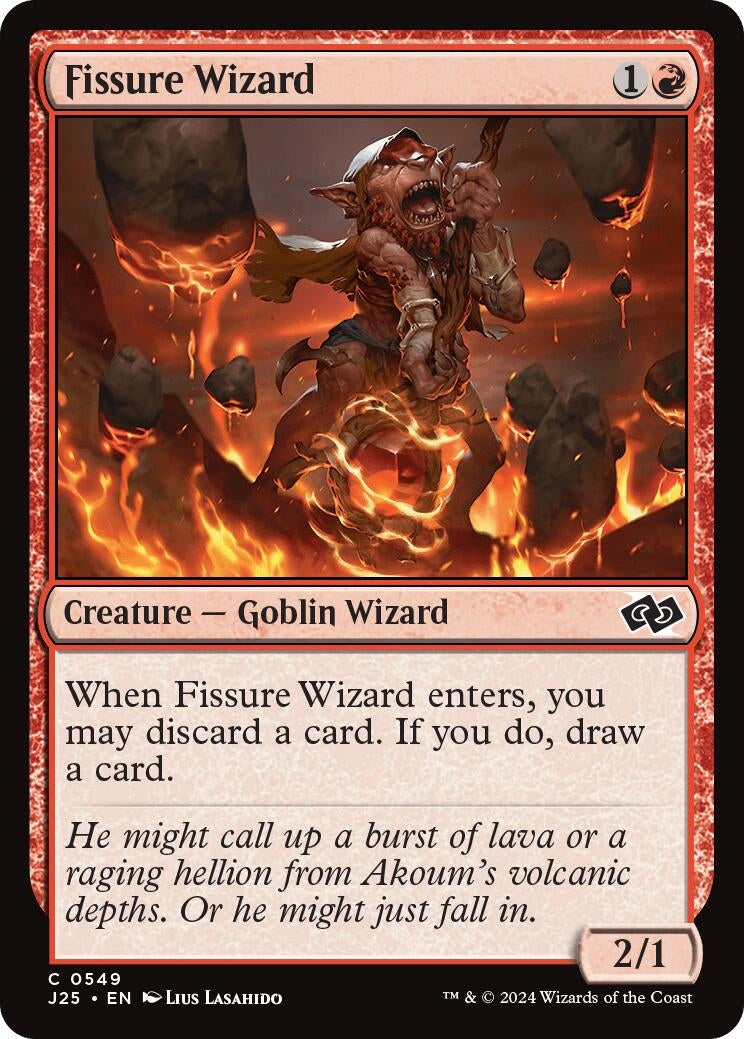 Image for Fissure Wizard (Foundations Jumpstart) (549) - Magic: The Gathering