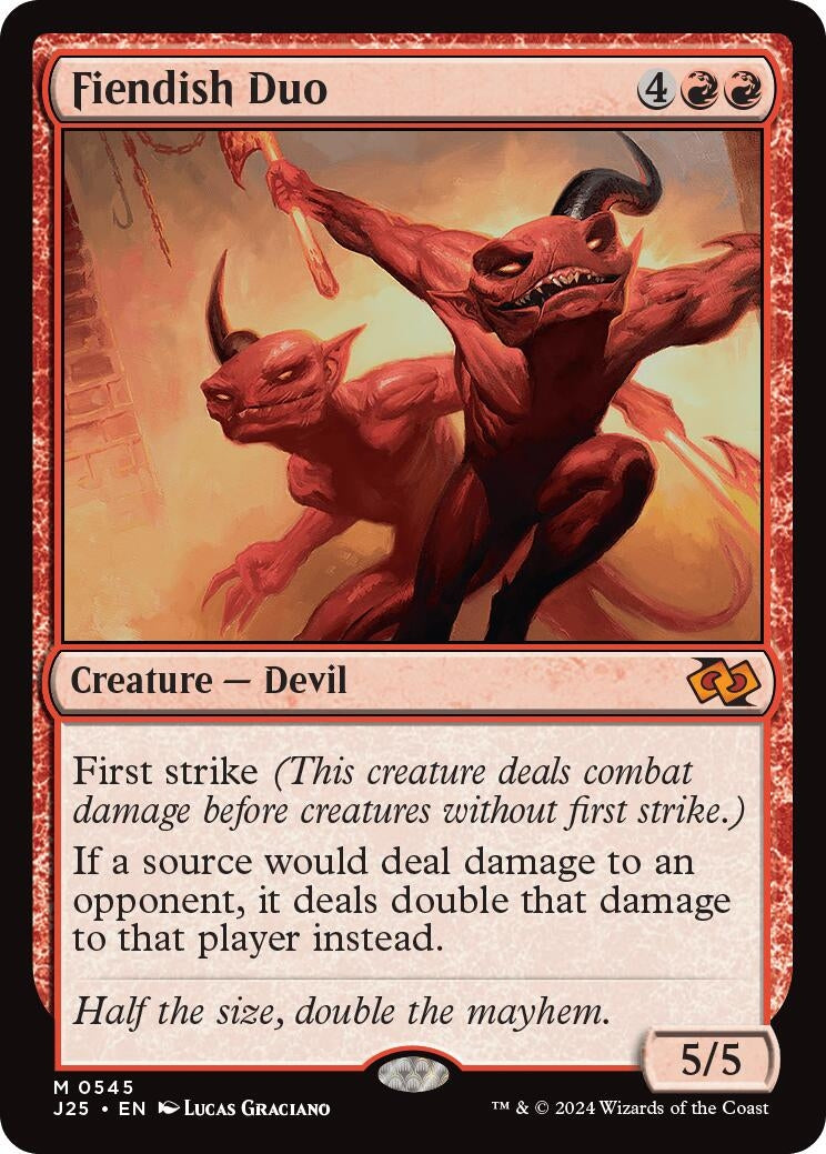 Image for Fiendish Duo (Foundations Jumpstart) (545) - Magic: The Gathering