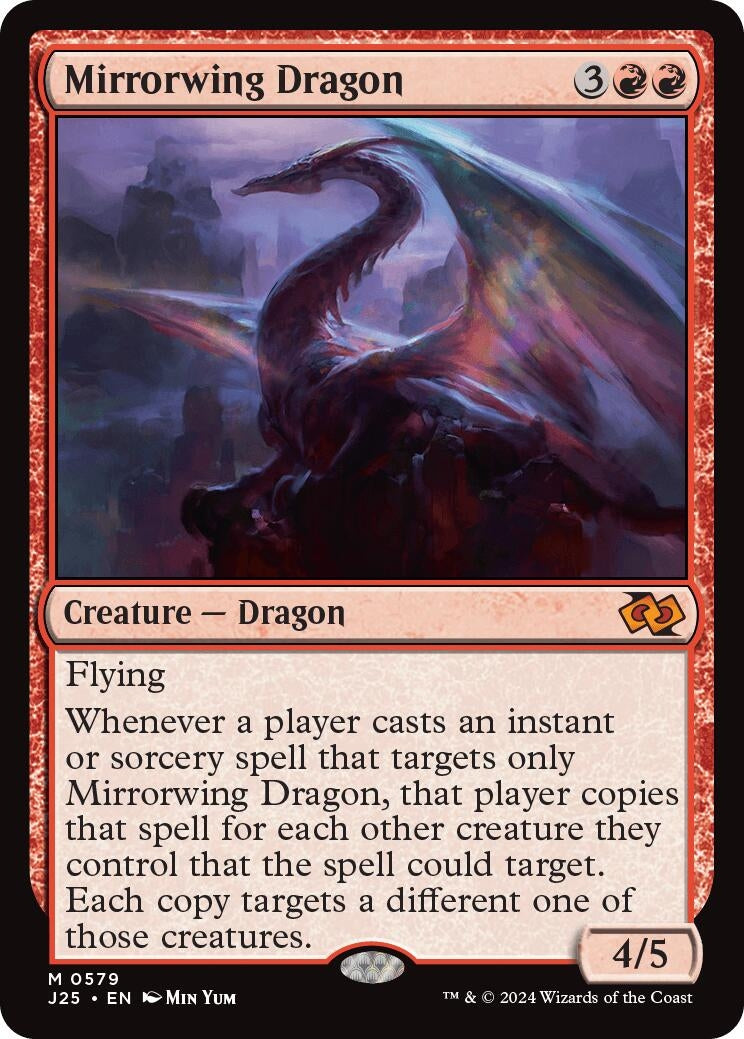 Image for Mirrorwing Dragon (Foundations Jumpstart) (579) - Magic: The Gathering