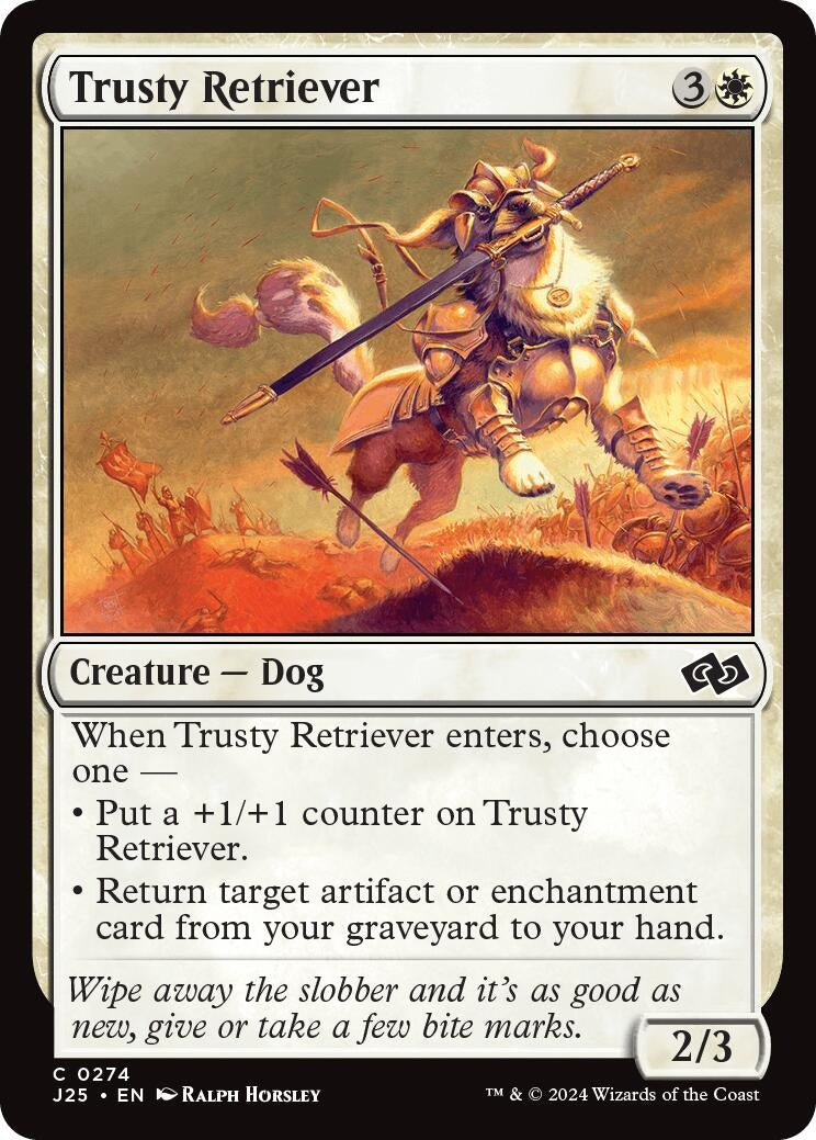 Image for Trusty Retriever (Foundations Jumpstart) (274) - Magic: The Gathering