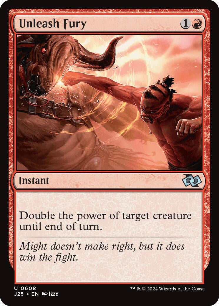 Image for Unleash Fury (Foundations Jumpstart) (608) - Magic: The Gathering