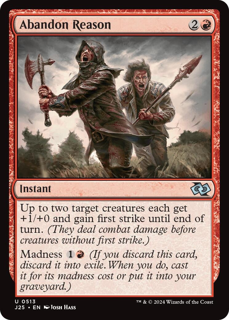 Image for Abandon Reason (Foundations Jumpstart) (513) - Magic: The Gathering