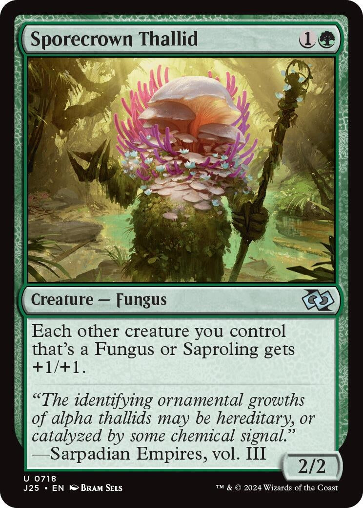 Image for Sporecrown Thallid (Foundations Jumpstart) (718) - Magic: The Gathering