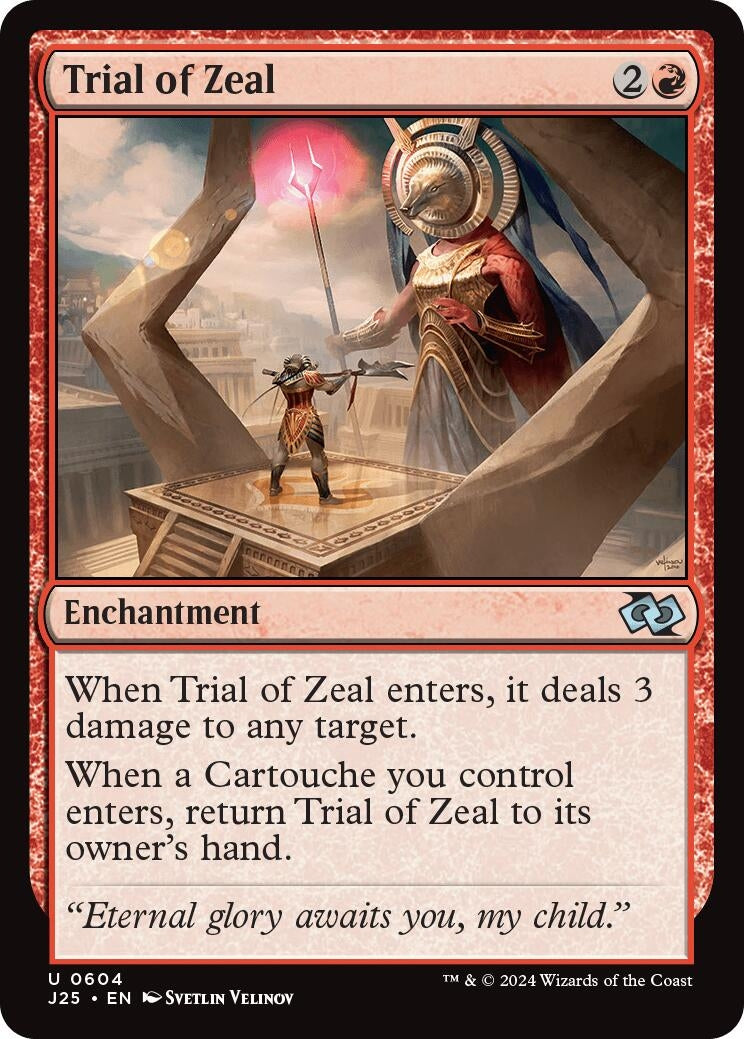 Image for Trial of Zeal (Foundations Jumpstart) (604) - Magic: The Gathering