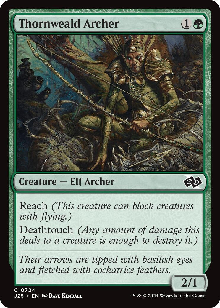Image for Thornweald Archer (Foundations Jumpstart) (724) - Magic: The Gathering