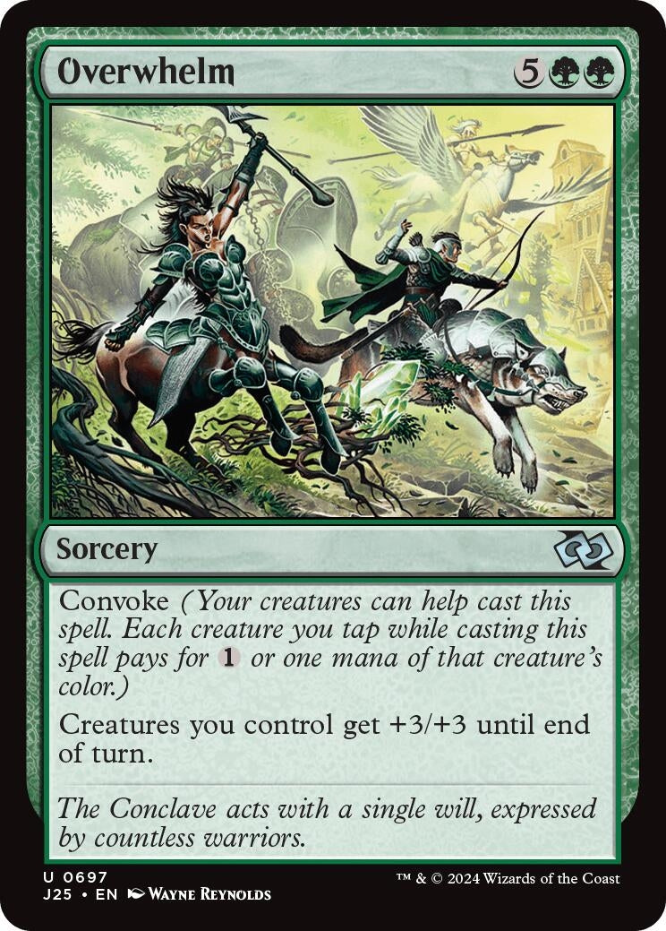 Image for Overwhelm (Foundations Jumpstart) (697) - Magic: The Gathering