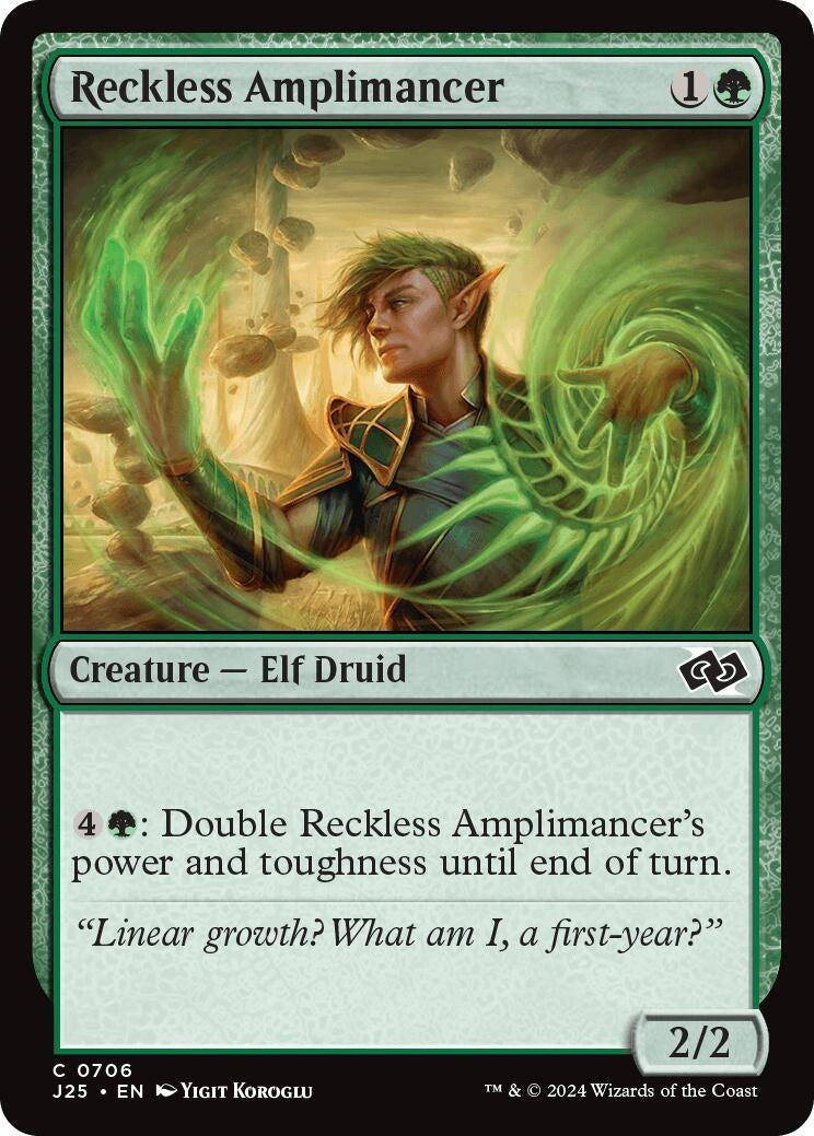 Image for Reckless Amplimancer (Foundations Jumpstart) (706) - Magic: The Gathering