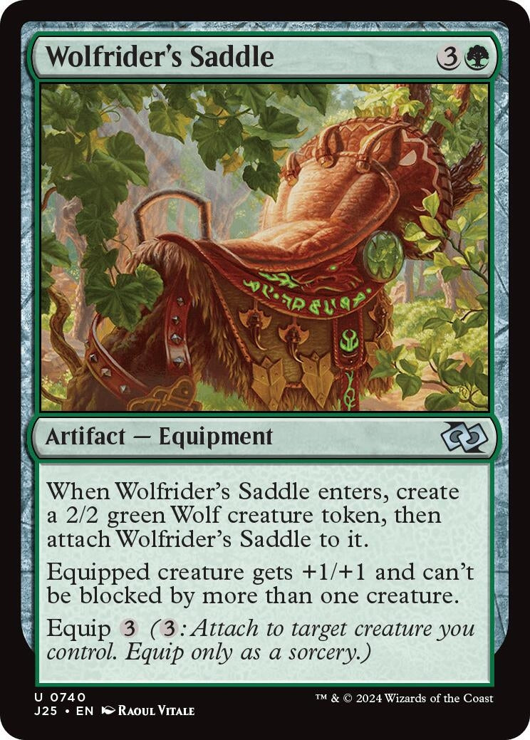 Image for Wolfrider's Saddle (Foundations Jumpstart) (740) - Magic: The Gathering