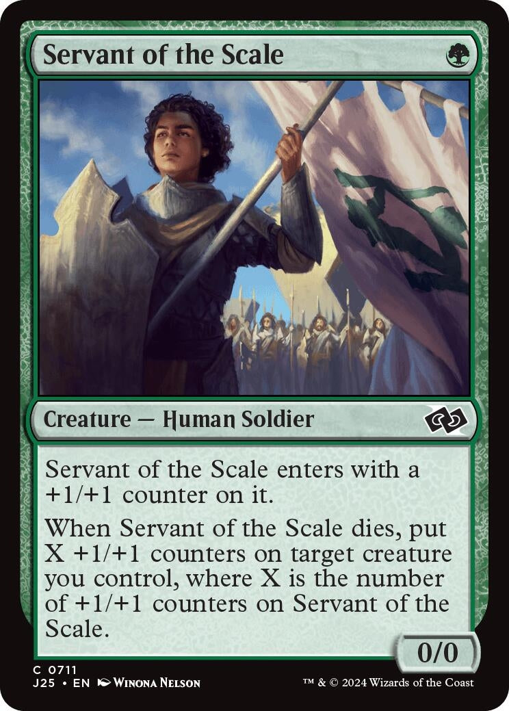 Image for Servant of the Scale (Foundations Jumpstart) (711) - Magic: The Gathering