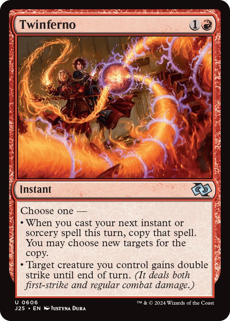 Image for Twinferno (Foundations Jumpstart) (606) - Magic: The Gathering