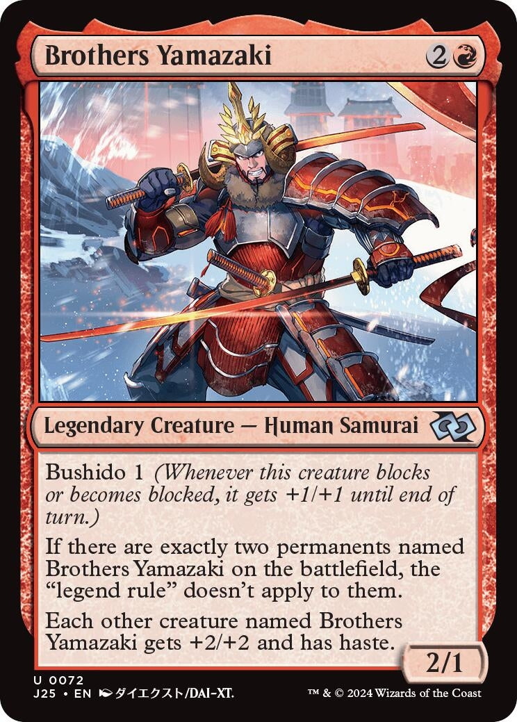Image for Brothers Yamazaki (0072) (Anime) (Foundations Jumpstart) (72) - Magic: The Gathering