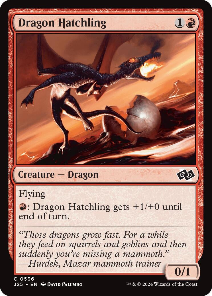 Image for Dragon Hatchling (Foundations Jumpstart) (536) - Magic: The Gathering