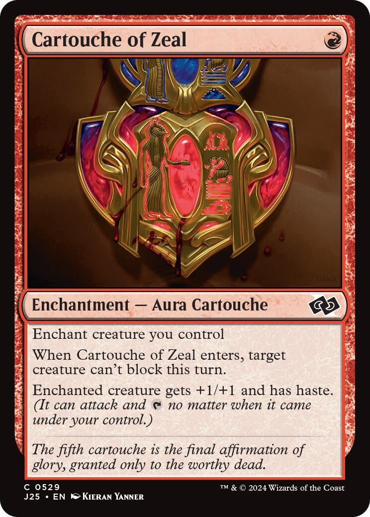 Image for Cartouche of Zeal (Foundations Jumpstart) (529) - Magic: The Gathering