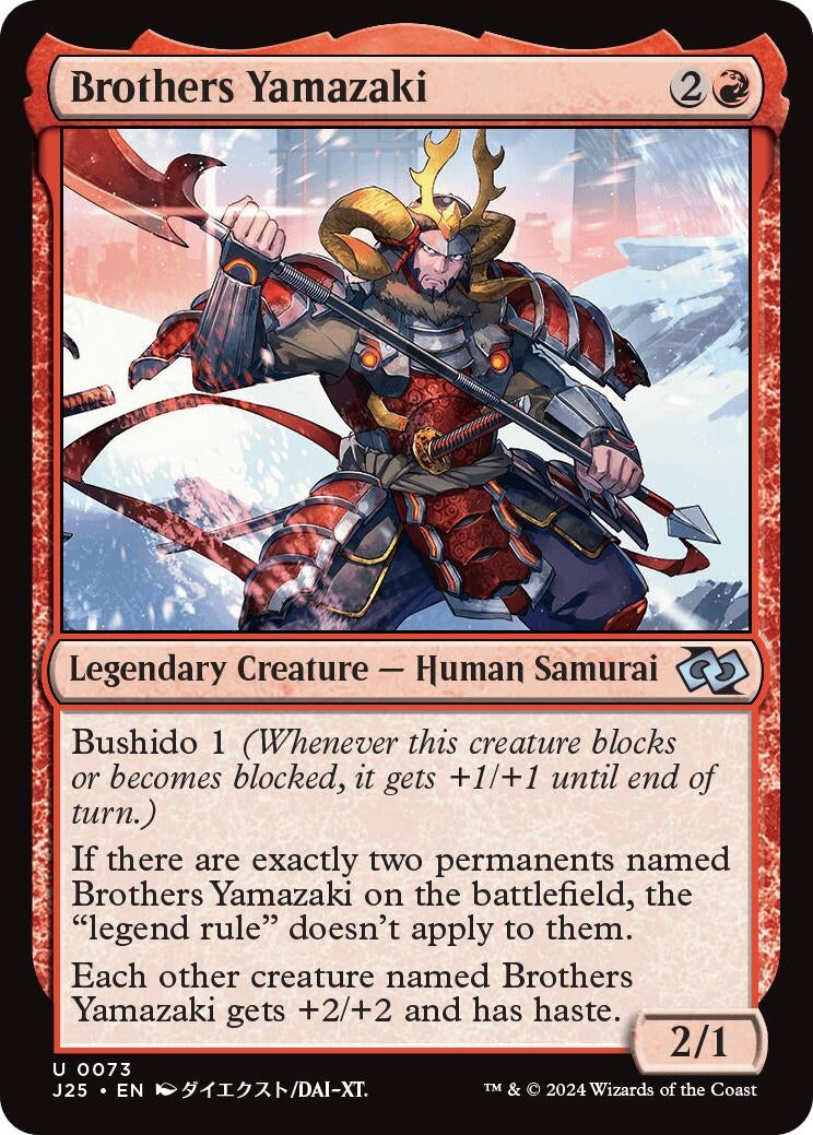 Image for Brothers Yamazaki (0073) (Anime) (Foundations Jumpstart) (73) - Magic: The Gathering