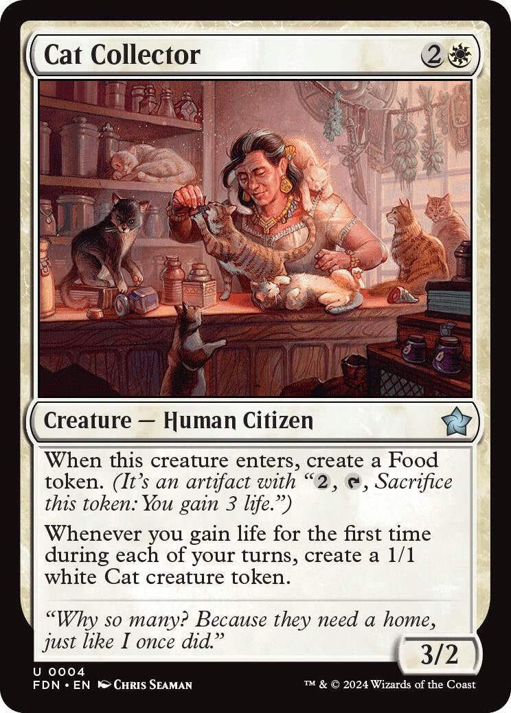 Image for Cat Collector (Foundations) (4) - Magic: The Gathering