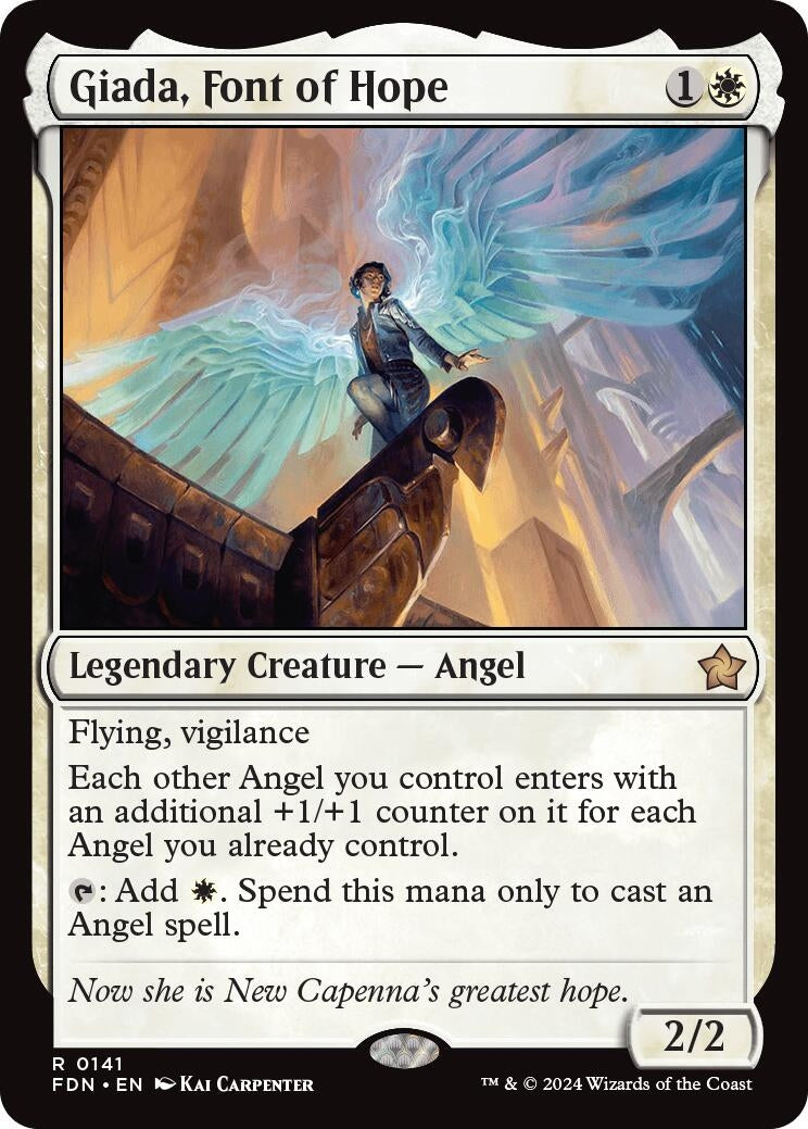 Image for Giada, Font of Hope (Foundations) (141) - Magic: The Gathering