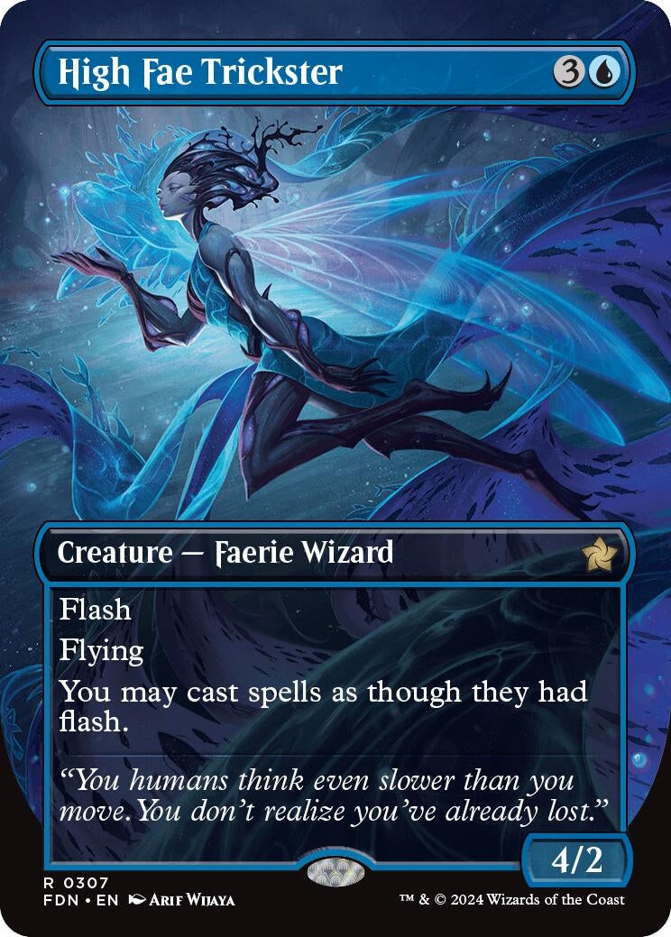 Image for High Fae Trickster (Borderless) (Foundations) (307) - Magic: The Gathering