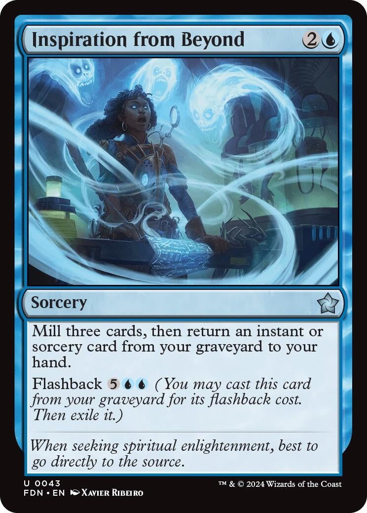 Image for Inspiration from Beyond (Foundations) (43) - Magic: The Gathering
