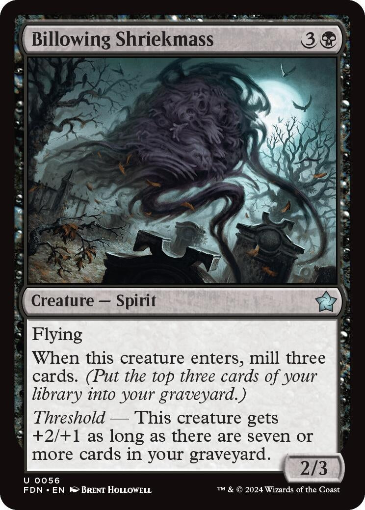 Image for Billowing Shriekmass (Foundations) (56) - Magic: The Gathering
