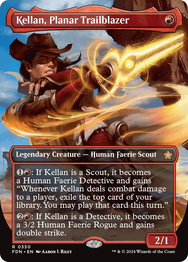 Image for Kellan, Planar Trailblazer (Borderless) (Foundations) (330) - Magic: The Gathering