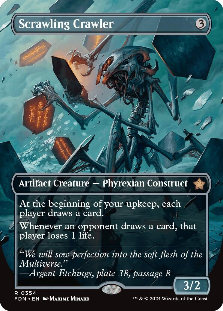 Image for Scrawling Crawler (Borderless) (Foundations) (354) - Magic: The Gathering