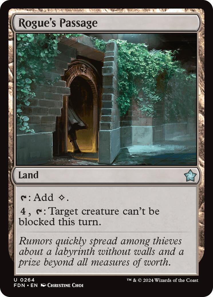 Image for Rogue's Passage (Foundations) (264) - Magic: The Gathering
